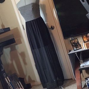 Speechless strapless dress size large